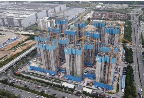 深圳光明区人才住房安居鸣鹿苑项目板房通过验收 项目预计2022年交付